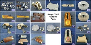 Vintage Singer Sewing Machine 328K - Choose Your Parts - Free Shipping Over $30 - Picture 1 of 125