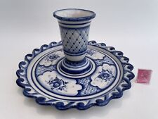 Candele in porcellana fatto a mano/dipinto a mano vintage russo