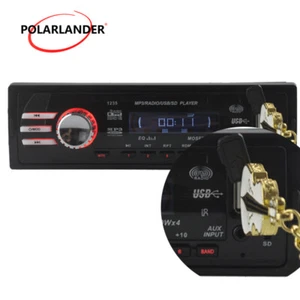 MP3 stereo car Audio Player 1 DIN size Car Stereo car Radio USB SD MMC card 12V - Picture 1 of 9