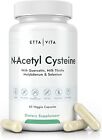 N-Acetyl Cysteine 600mg w/ Quercetin Milk Thistle Molybdenum & Selenium Immune