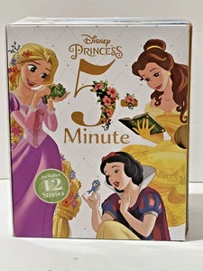 Disney ~ Princess 5 Minute  ~ 12-Book Set ~ Hard Cover ~ Boxed - Picture 1 of 18