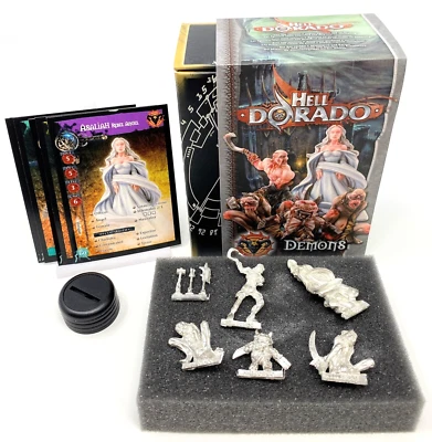 Hell Dorado В Коробке Набор: Демоны - 5 Моделей НОВЫЕ В КОРОБКЕ МЕТАЛЛИЧЕСКИЕ МИНИАТЮРЫ CIPHER STUDIOS - Изображение 1 из 4