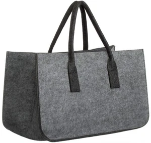 Filztasche ca. 48 x 28 x 25 cm Einkaufstasche Kaminholztasche Aufbewahrungskorb - Bild 1 von 4