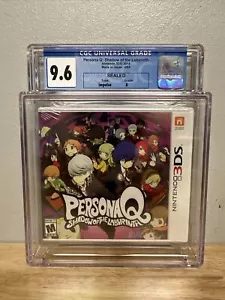 Persona Q Shadow of the Labyrinth - Nintendo 3DS - Brand New CGC Graded 9.6 A - Picture 1 of 3