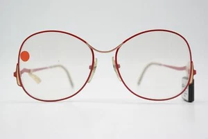 Vintage Brille Neostyle MET 16 Rot Gold Oval Brillengestell eyeglasses - Picture 1 of 6