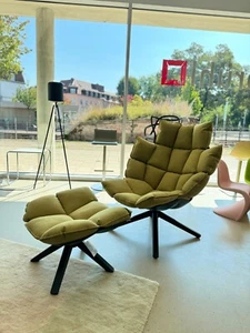 Husk Sessel mit Hocker B&B Italia - Ausstellungsstück - Bild 1 von 6