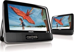 Philips PD9012/P 9" Widescreen Portable Car DVD Player w/Additional LCD Screen - Picture 1 of 2
