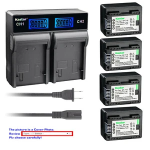Kastar Battery LCD Rapid Charger for BP-718 & Canon VIXIA HF R300 HFR300 Camera - Picture 1 of 11