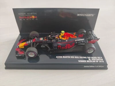 F1 Red Bull RB14, Verstappen, Winner Mexican GP 2014, 504pcs., Minichamps, 1:43 - Image 1 of 3