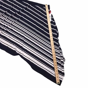 Ruby Rd Asymmetrical Striped Skirt Navy White Nautical NEW Women 1X - Picture 1 of 8