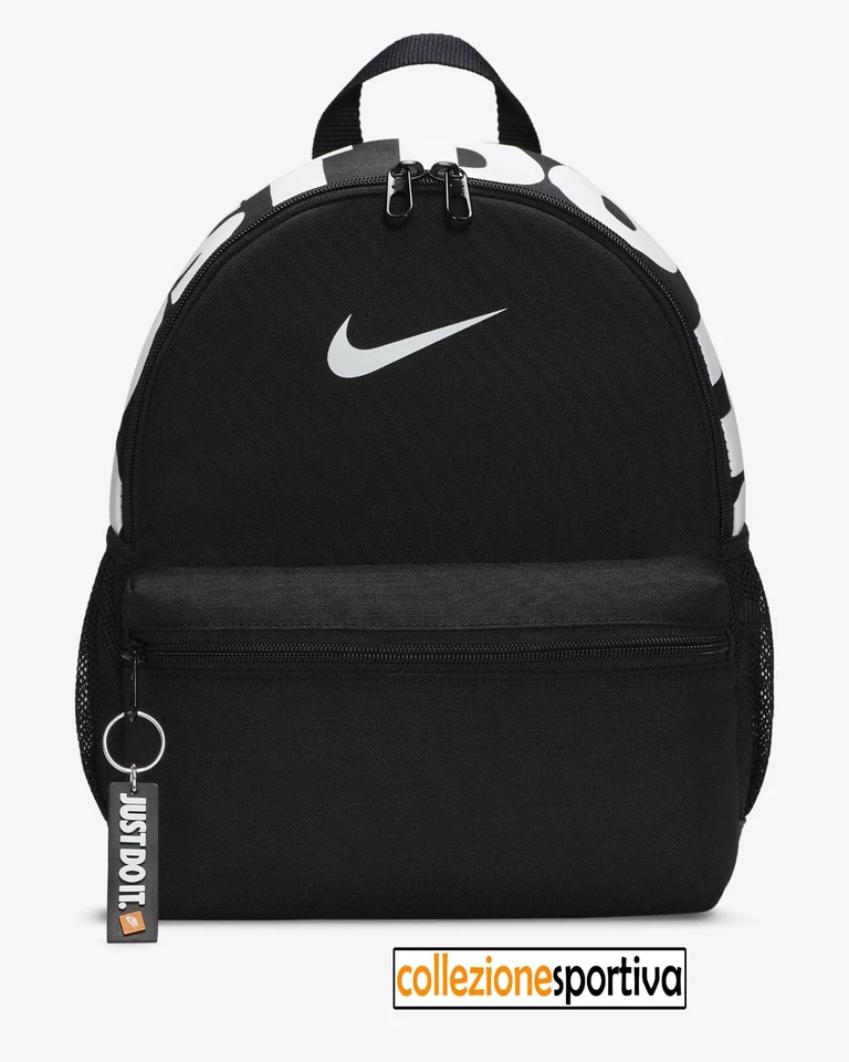 ZAINO MINI NIKE BRASILIA JDI - DR6091-010 col. nero/bianco - Immagine 1 di 4