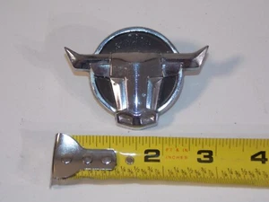 Vtg 1968 69 Ford Ranchero Bull Vehicle Sail Panel Emblem Badge C80B-66517A20-A - Picture 1 of 6