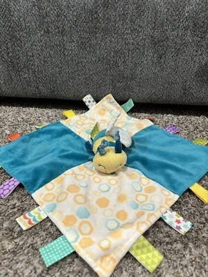 Manta de seguridad para bebé Mary Meyer Taggies Fuzzy Buzzy Bee Lovey de felpa Foto 1 de 4