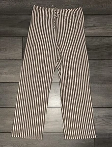 Star City CCC Women’s Brown & Tan Striped Pants Size XL - Picture 1 of 5