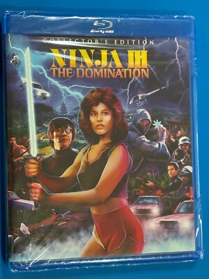 NINJA III 3 THE DOMINATION Blu-ray Collector's Edition Sequel to Enter the Ninja Foto 1 de 2