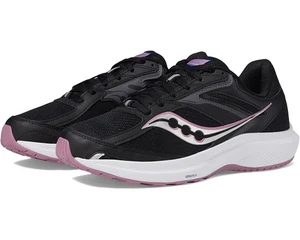 Saucony® Women's 10 B Cohesion 17 Running Shoes in Black/Orchid - Picture 1 of 6