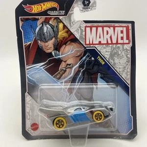 Hot Wheels Character Car Marvel Thor 2022 Mattel Brand New - Picture 1 of 2