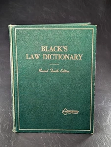 Black's Law Dictionary - Revised Fourth 4th Edition by Henry Campbell Black - Bild 1 von 8