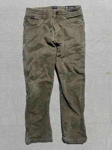 Kuhl Flannel Lined Jeans Patina Dye 30x30 Brown Pants Pocket Work, Outdoors - Picture 1 of 6