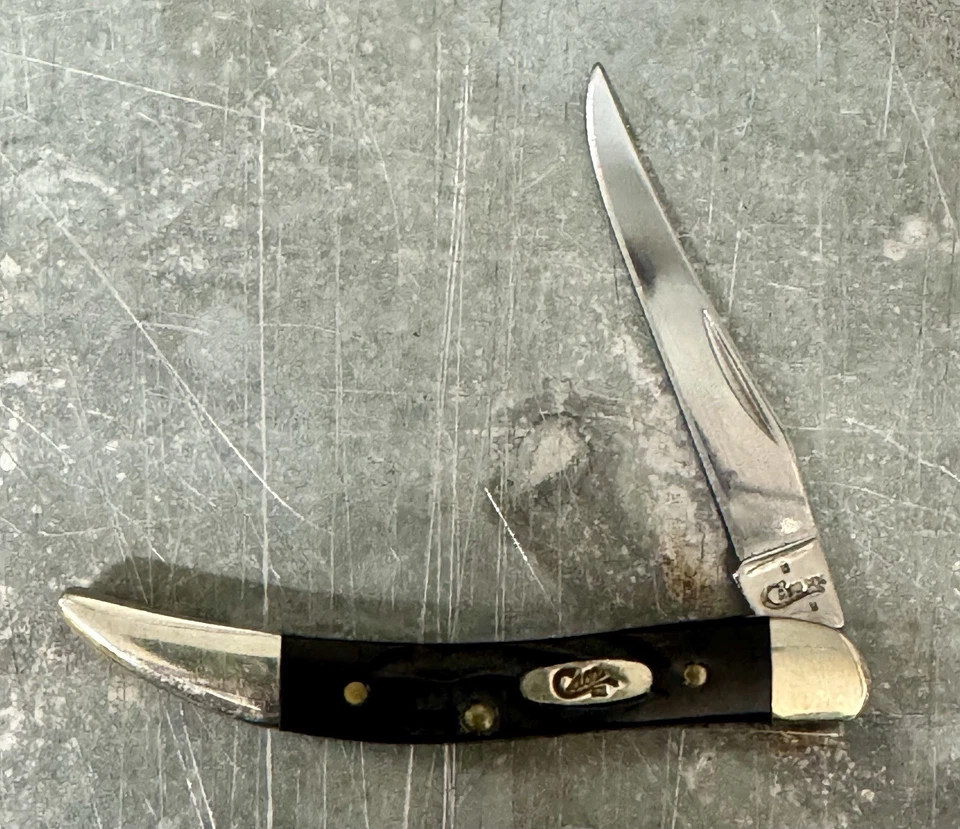 Нож-зубочистка Case XX Tiny 610096 SS грубый черный без коробки - Изображение 1 из 4