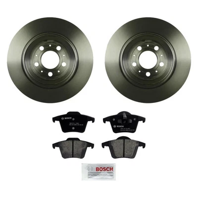 For Volvo XC90 2003-2014 Bosch QuietCast Premium Rear Brake Kit w Ceramic Pads Foto 1 de 4