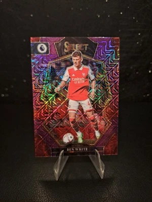 Ben White SP Purple Mezzanine Mojo Prizm Panini Select 2023 Arsenal - Image 1 of 2