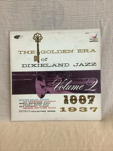 The Golden Era Of Dixieland Jazz:1887-1937 Vol.II 1957 DLP-91 Vinyl 12'' Vintage - Foto 1 di 5