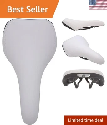 Little A.R.S. Asiento de bicicleta para niños - blanco grande con acolchado de gel para máxima comodidad Foto 1 de 4