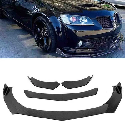 For Pontiac G8 G6 Carbon Fiber Front Bumper Lip Chin Splitter Spoiler Body Kit Foto 1 de 4