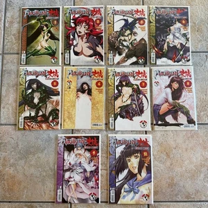 Lote de 10 cómics manga Top Cow Witchblade Takeru con variantes - Imagen 1 de 8