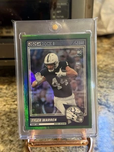 2025 Panini Score Green Tyler Warren End Zone RC /6 - Bild 1 von 4