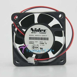 1PCS New Nidec TA225DC M34313-55RA1F Inverter Cooling Fan DC24V 0.16A 6025 2Pin - Picture 1 of 1