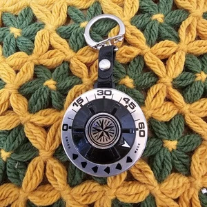 Vintage 1970'S Swiss made Memo Park parking timer keychain WORKS - Picture 1 of 7