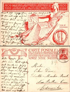 Historic Postcard of 1909 Inauguration of Monument in Geneva - Picture 1 of 1