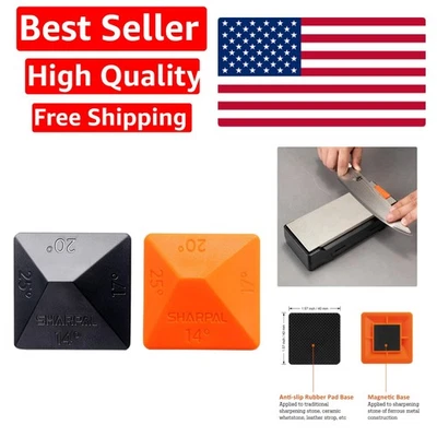 196N Whetstone Knife Sharpener 2-Pack with 4 Universal Angles - Pro Sharpening - Image 1 of 4