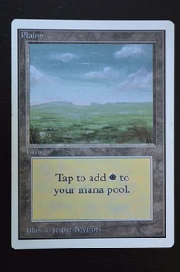 Magic The Gathering MTG PLAINS (C) Unlimited Edition LP Lightly Played - Picture 1 of 2