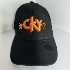 Vintage CKY F U Hat Bam Margera Jackass Heavy Metal Music One Size Flex Fit