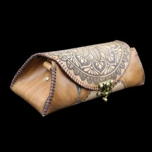 UNIQUE Amazing Handmade Genuine Leather Crossbody Satchel Purse/Bag for Women - Picture 1 of 15