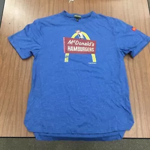 Sm (M-R) Apparel Collection Blue First Edition Mcdonalds Hamburgers T Shirt - Picture 1 of 5