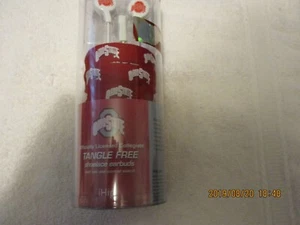 Ohio State Buckeyes Officially Licensed TangleFree Shoelace Earbuds iHip NEW - Picture 1 of 2