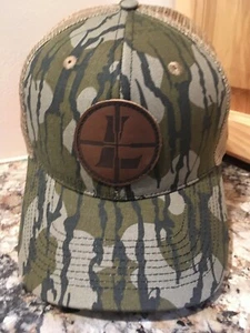 Baseball Cap/Mütze Jagd/Schießen, Leupold Camo Bottomland Leder Patch - Bild 1 von 2