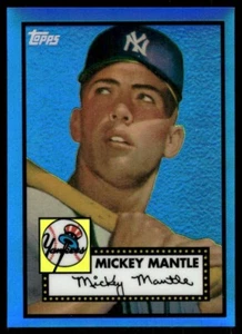 Zafiro 2008 Topps Mantle Rookie #mmr-52 Mickey Hof como nuevo estilo retro TPHLC-1952 - Imagen 1 de 2