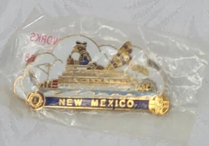 Vintage 1986 New Mexico Lions Club Pin Riverboat - Picture 1 of 4