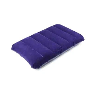 Camping Pillow Inflatable Travel Pillow Head Rest Cushion Rectangle Large Pillow - Picture 1 of 7