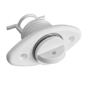 Polport Blanco Barco Tornillo Drenaje Bolport Toma Bung con Enchufe Cautivo Alta Calidad 23mm - Imagen 1 de 2