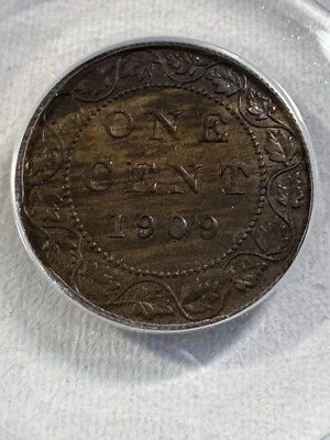 1909 Canada Large Cent Bronze Coin Graded XF 45 by ANACS - Image 1 of 4