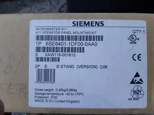 6SE6401-1DF00-0AA0;6SE 6401-1DF00-0AA0;Operator Panel Mounting Kit;6SE64011DF0 - Picture 1 of 8