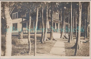Cranberry Lake NY - BEAR MOUNTAIN CAMP - RPPC Postcard Adirondacks - Bild 1 von 2