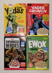Star Wars Funko Cereal Box T-Shirt Lot Size Small Vader Ewok Chewbacca Yoda's - Picture 1 of 5