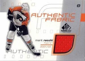 2001-02 SP Game Used Edition Authentic Fabric Mark Recchi #AF-MR HOF - Picture 1 of 2